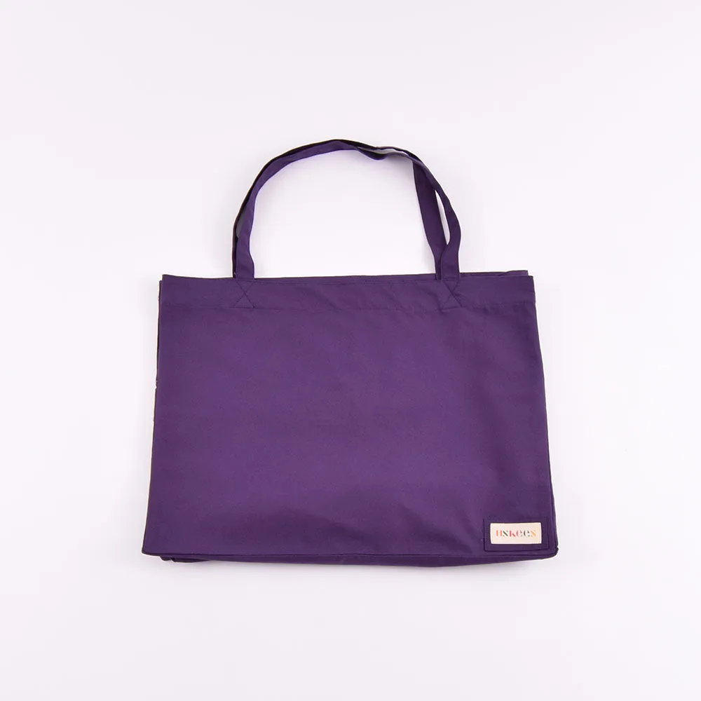 Uskees Purple Large Tote Bag