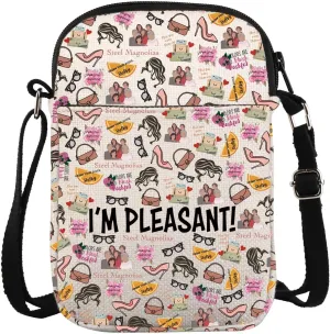 VAMSII S Magnolias Inspired Gift I'm Pleasant Crossbody Bag For Movie Fans Women