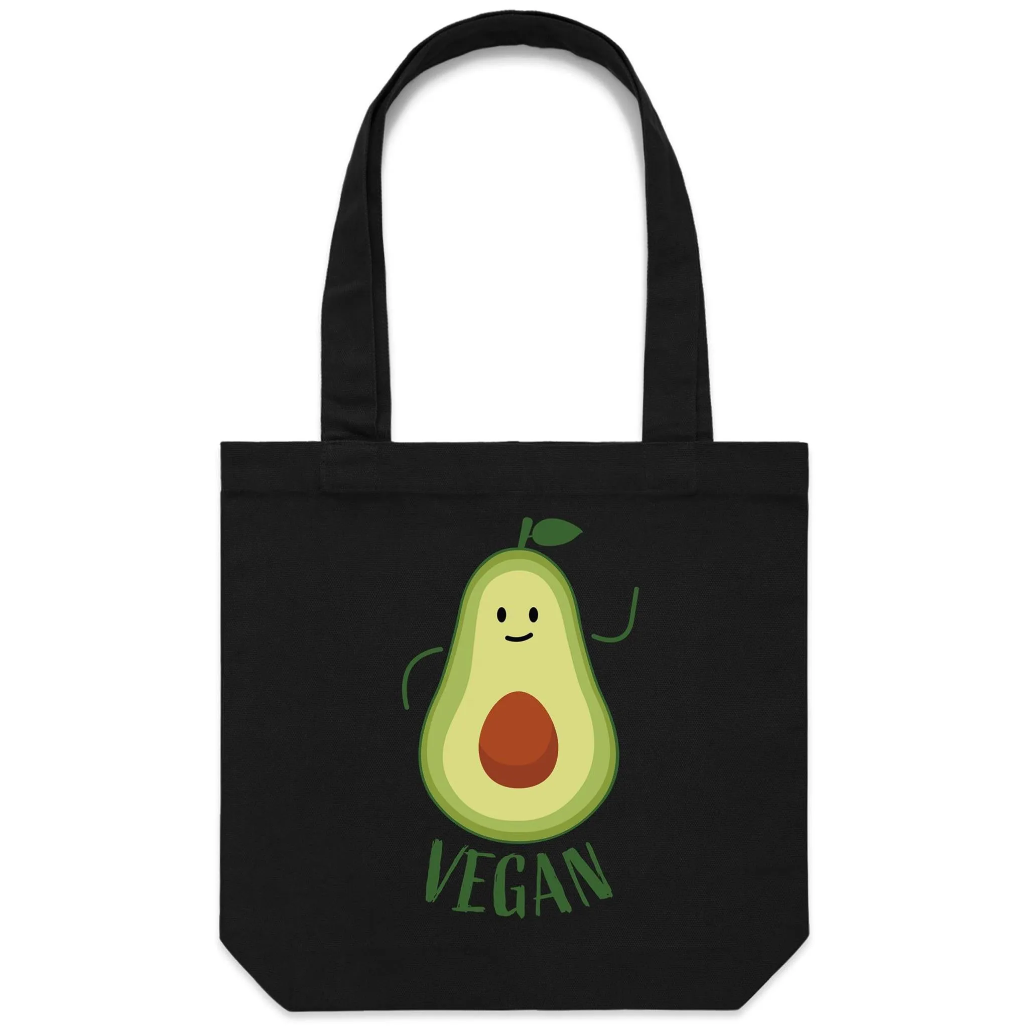 Vegan Avocado - Canvas Tote Bag