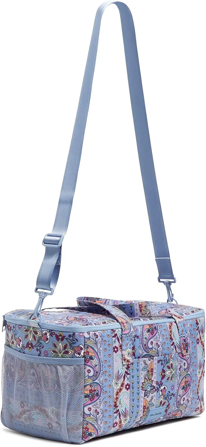 Vera Bradley Recycled Ripstop Family Cooler, Provence Paisley Stripes