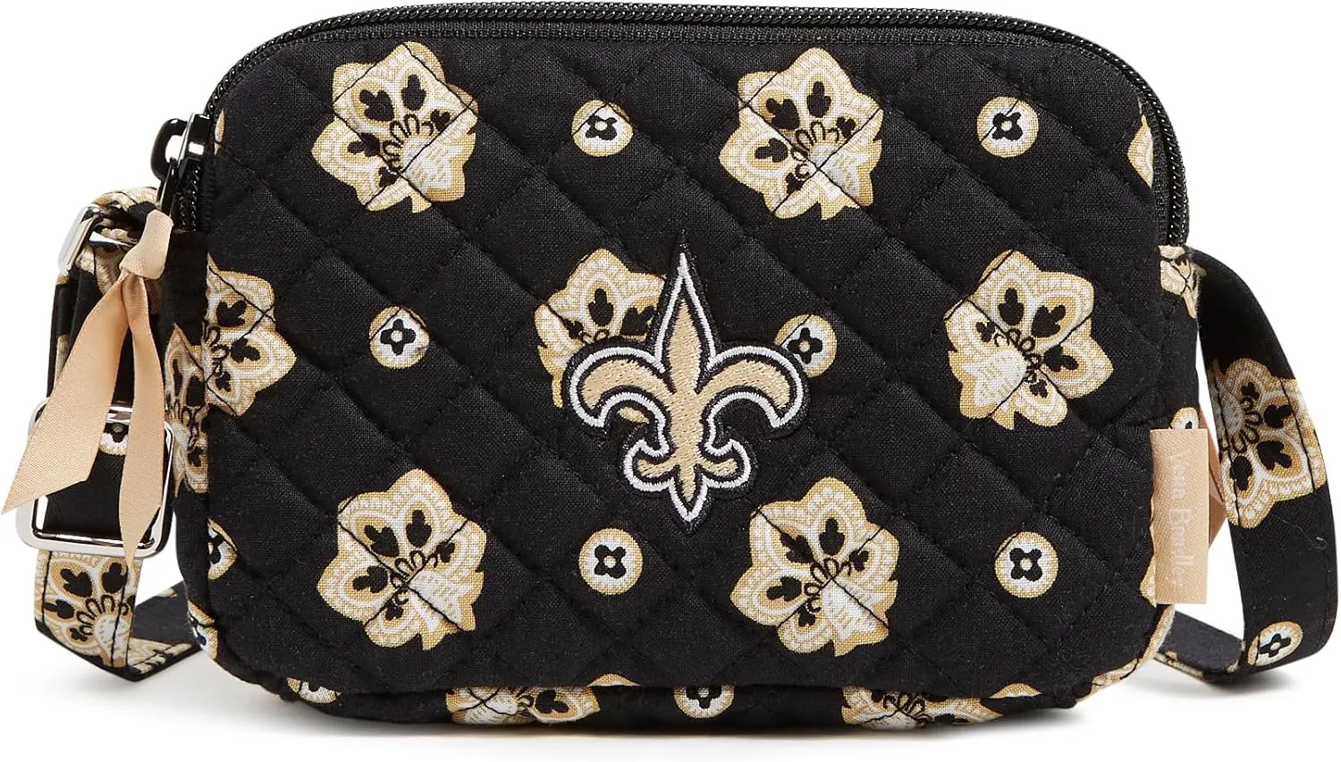 Vera Bradley Women's Cotton NFL Small Stadium Crossbody Bag (Multiple Teams Available)