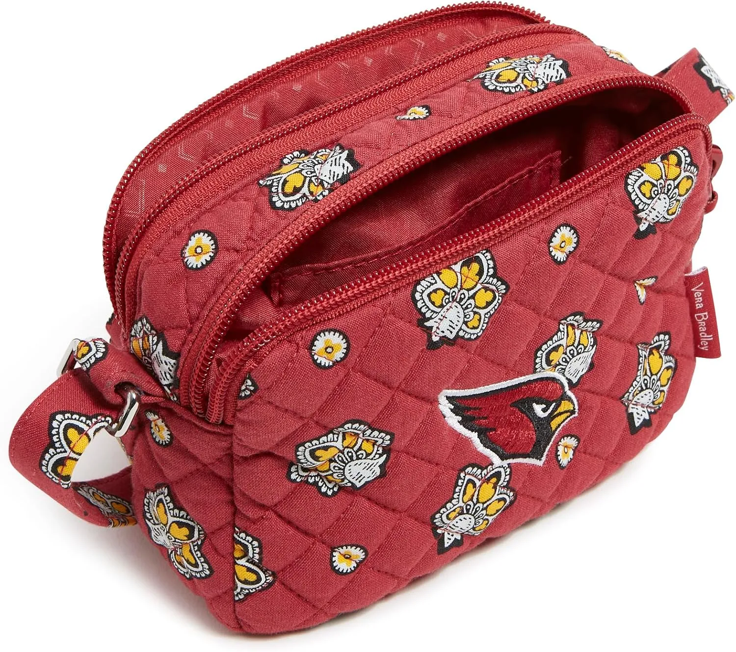 Vera Bradley Women's Cotton NFL Small Stadium Crossbody Bag (Multiple Teams Available)