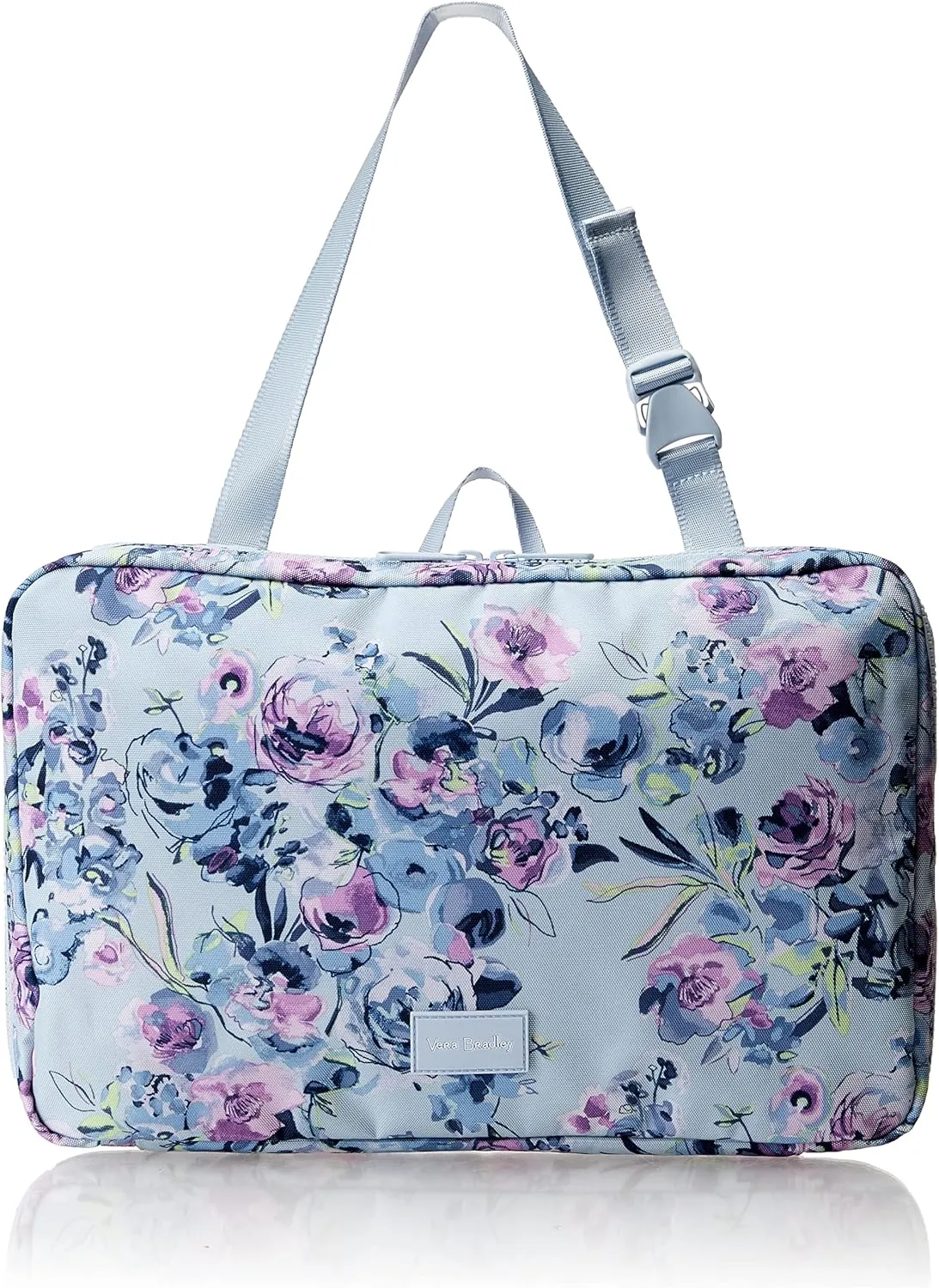 Vera Bradley Women's Recycled Lighten Up Reactive Seat Organizer, Fresh-Cut Bouquet, One Size