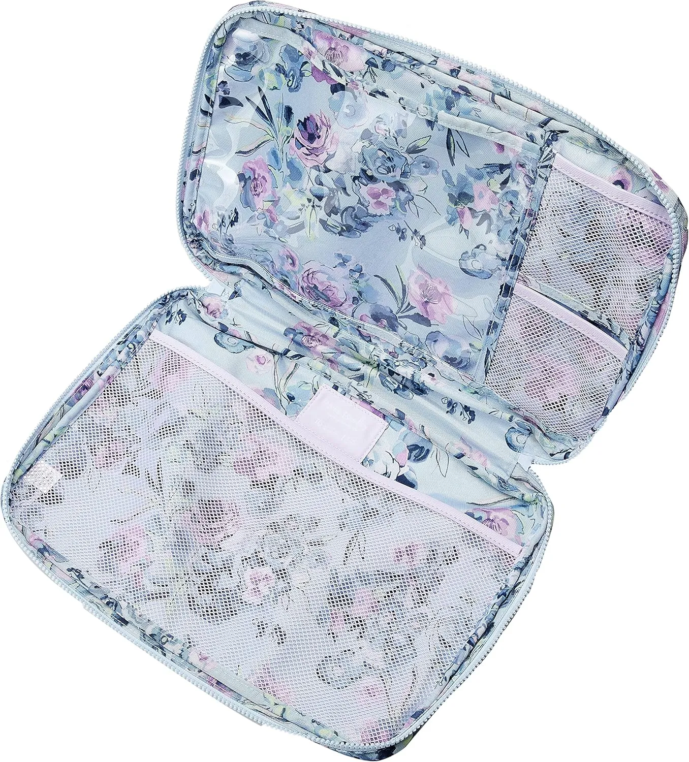 Vera Bradley Women's Recycled Lighten Up Reactive Seat Organizer, Fresh-Cut Bouquet, One Size