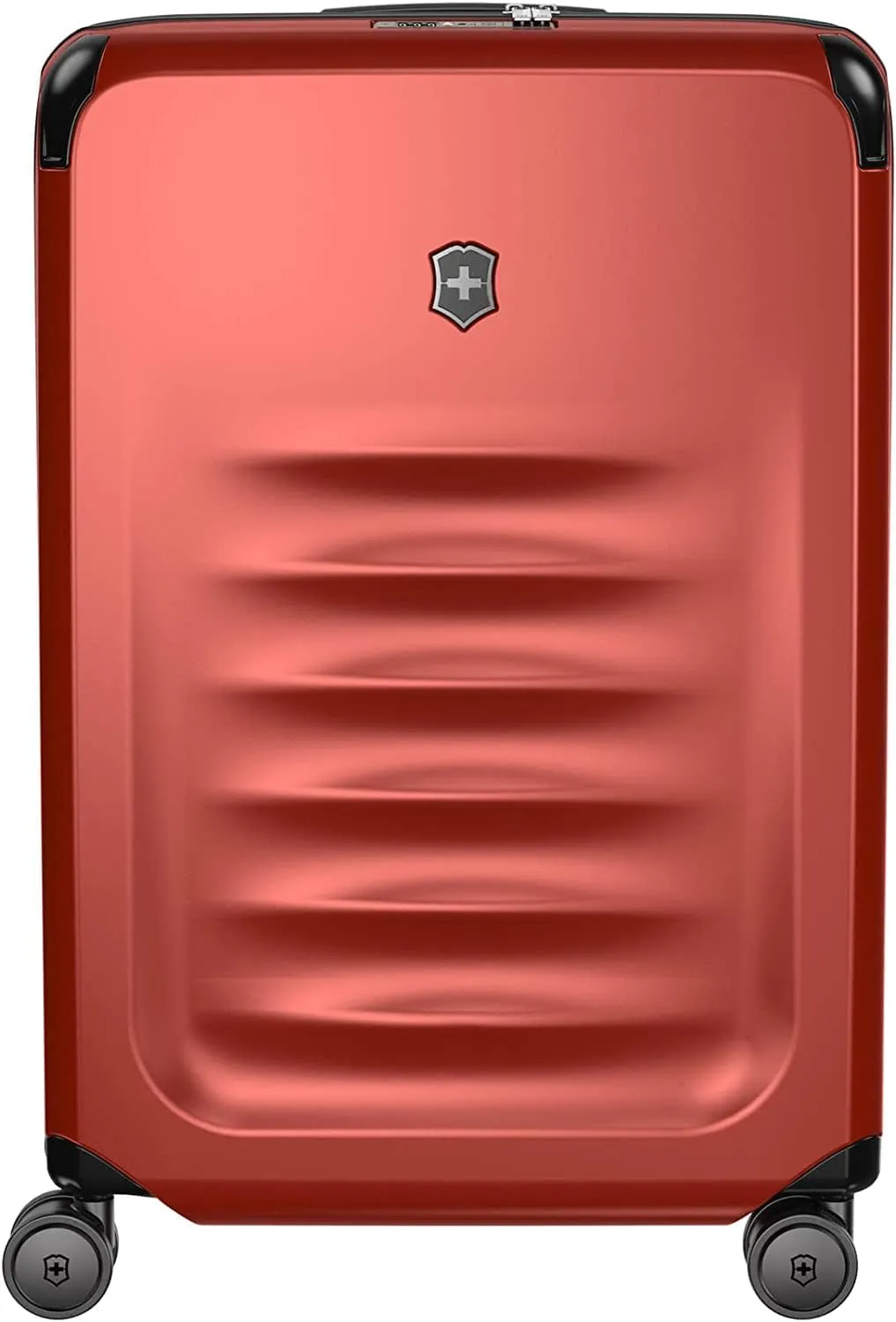 Victorinox Spectra 3.0 Expandable Medium Case - Modern Hardside Luggage - Rolling Suitcase with Spinner Wheels - Holds Travel Accessories - 81 Liters, Red