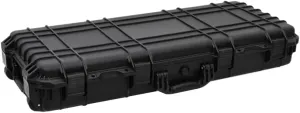 vidaXL Gun Case Waterproof Plastic Molded Gun Carrying Case Storage Box Trolly