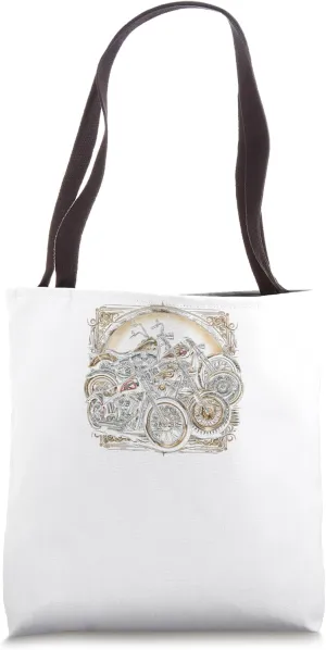Vintage Chopper Glory Tote Bag