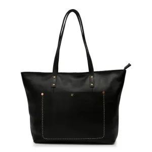 Vintage Leather Tote Bag for Women