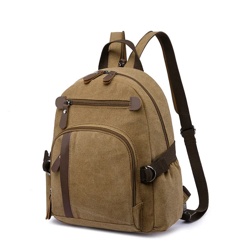 Washing Water Canvas Fashion Street Style Backpacks