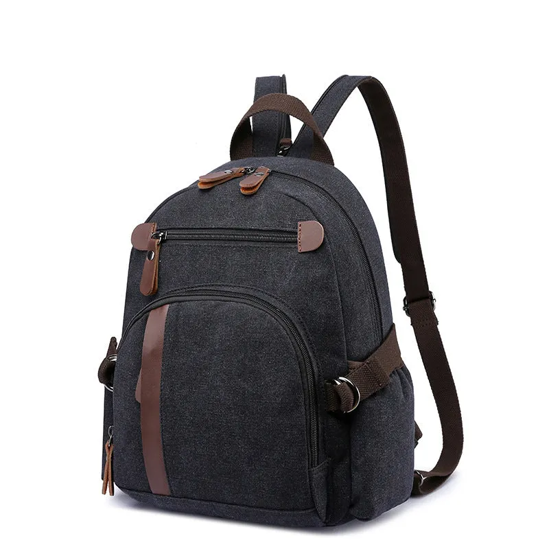 Washing Water Canvas Fashion Street Style Backpacks