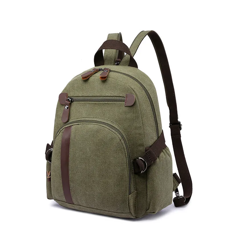 Washing Water Canvas Fashion Street Style Backpacks