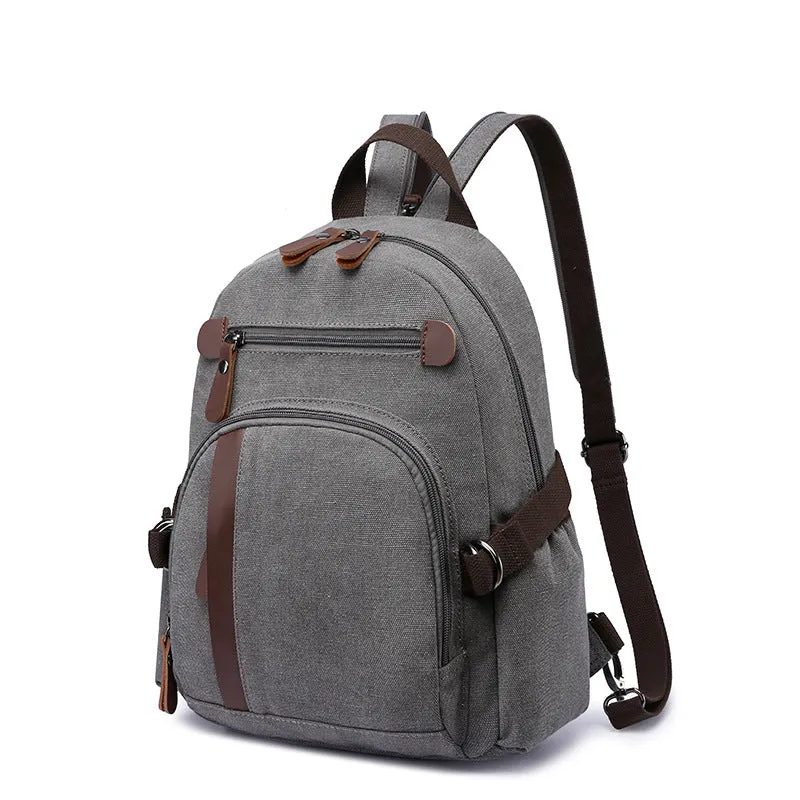 Washing Water Canvas Fashion Street Style Backpacks