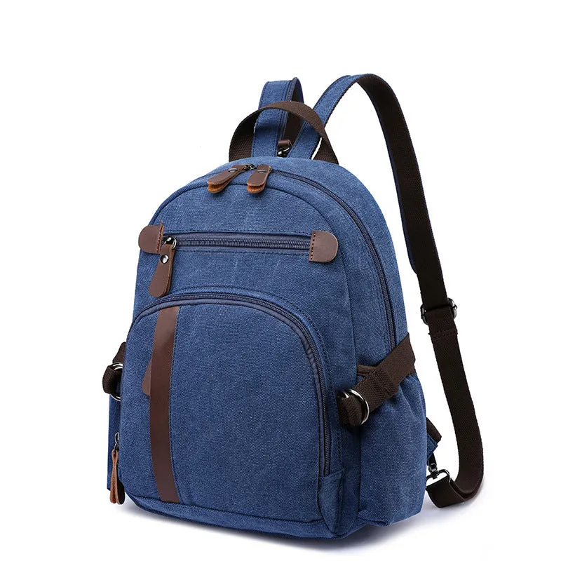 Washing Water Canvas Fashion Street Style Backpacks