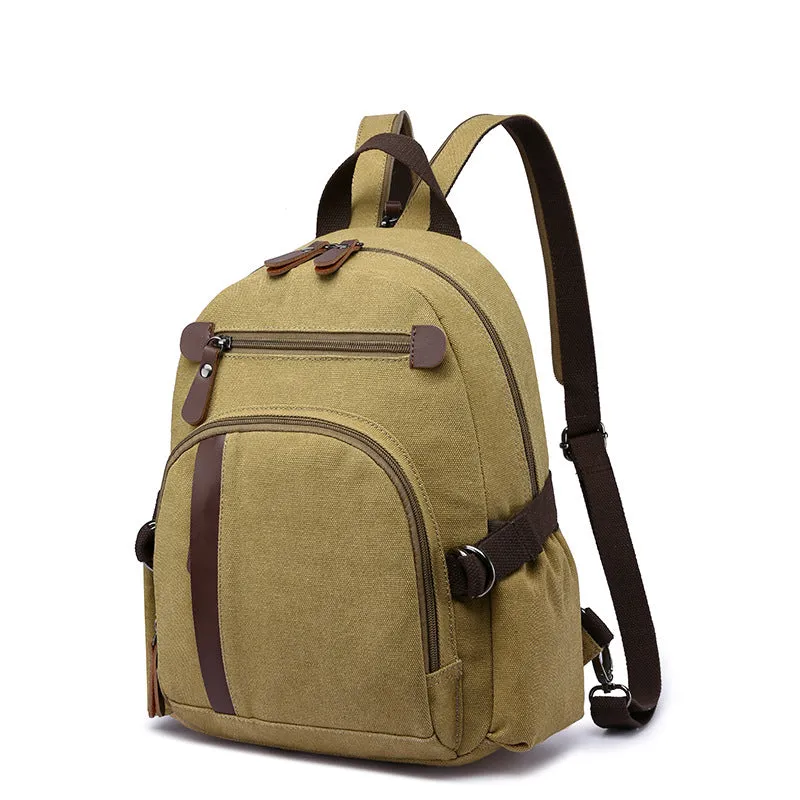 Washing Water Canvas Fashion Street Style Backpacks