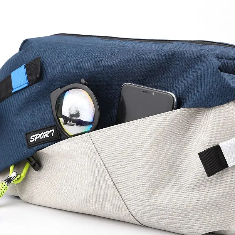 Water Repellent Multi-functioning Messenger Bag