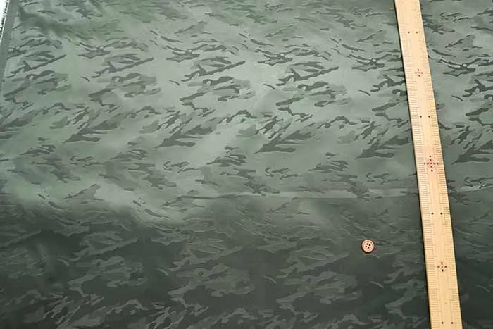 Water-Repellent Nylon Oxford Print Fabric - Camouflage