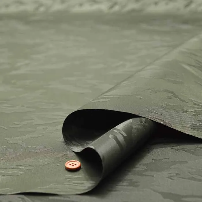 Water-Repellent Nylon Oxford Print Fabric - Camouflage