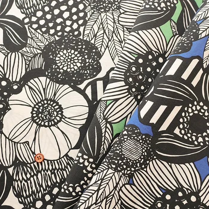 Water repellent Nylon Taffeta Fabric - Art Flower