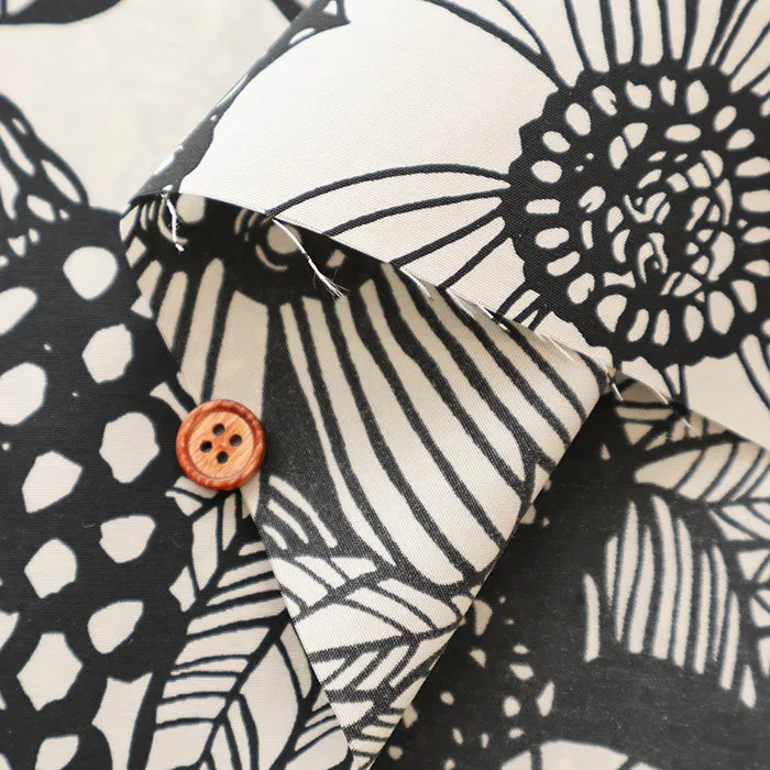 Water repellent Nylon Taffeta Fabric - Art Flower