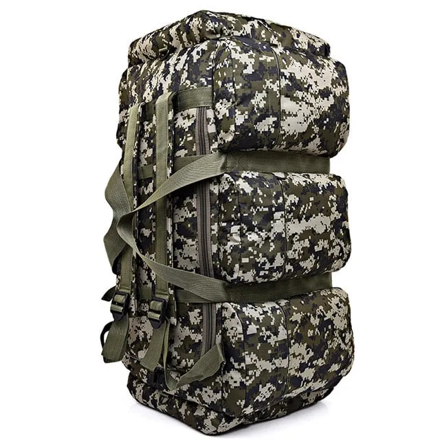 Waterproof Large Men's Oxford Hand Incredible sale Capacity Shoulders Hiking Military Travel Best-seller Tactical Camping 90L Bag Backpack Luggage Bag