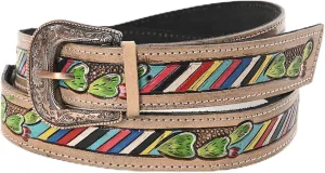 Western Cowhide Tooled Leather Replacement Adjustable Strap for Crossbody, Tote, Instruments