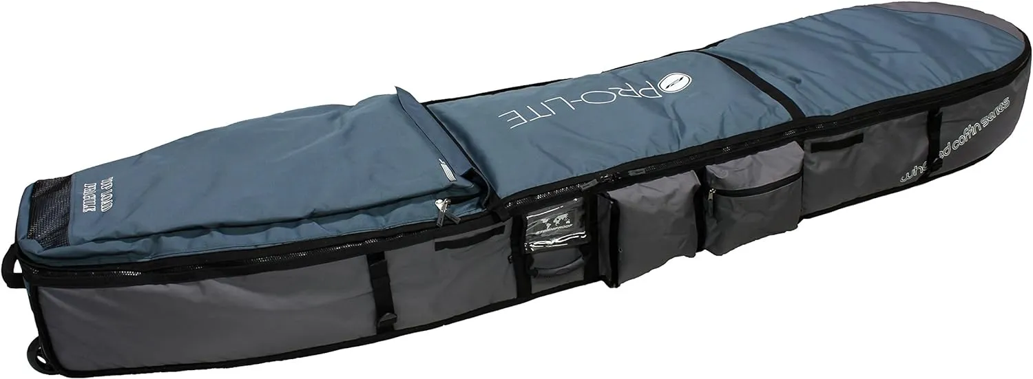 Wheeled Coffin Surfboard Travel Bag 2-4 Longboard (9'0)