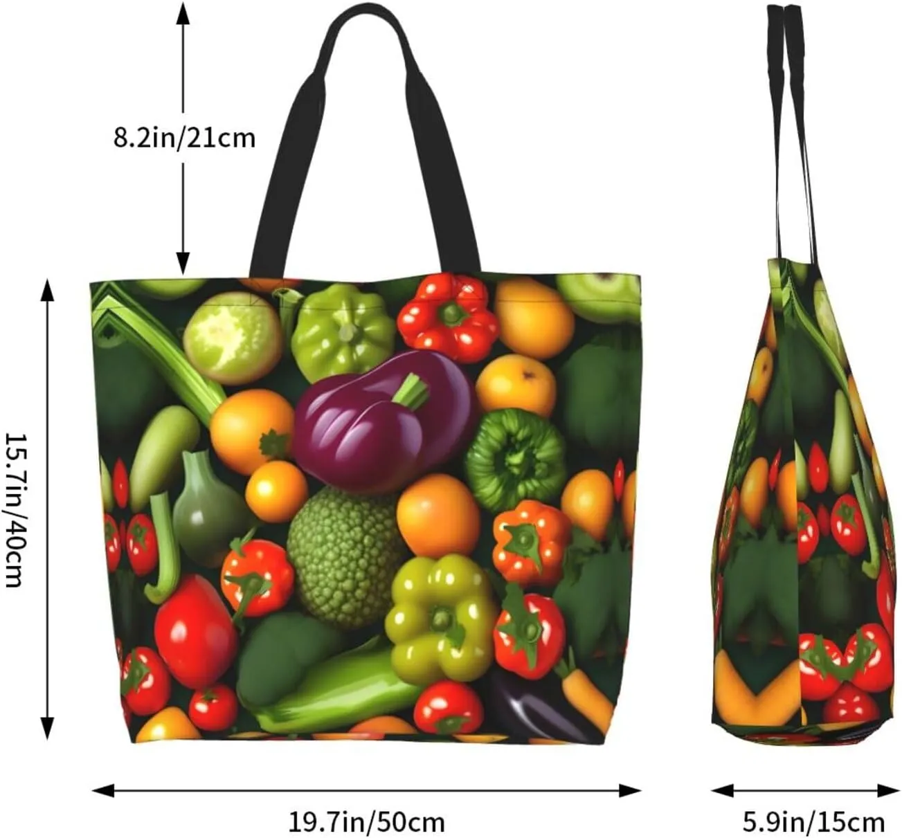 White Blue Daisy Women Tote Bag,Casual Tote'S Handbag Big Capacity Shoulder Bag Crossbody Bag