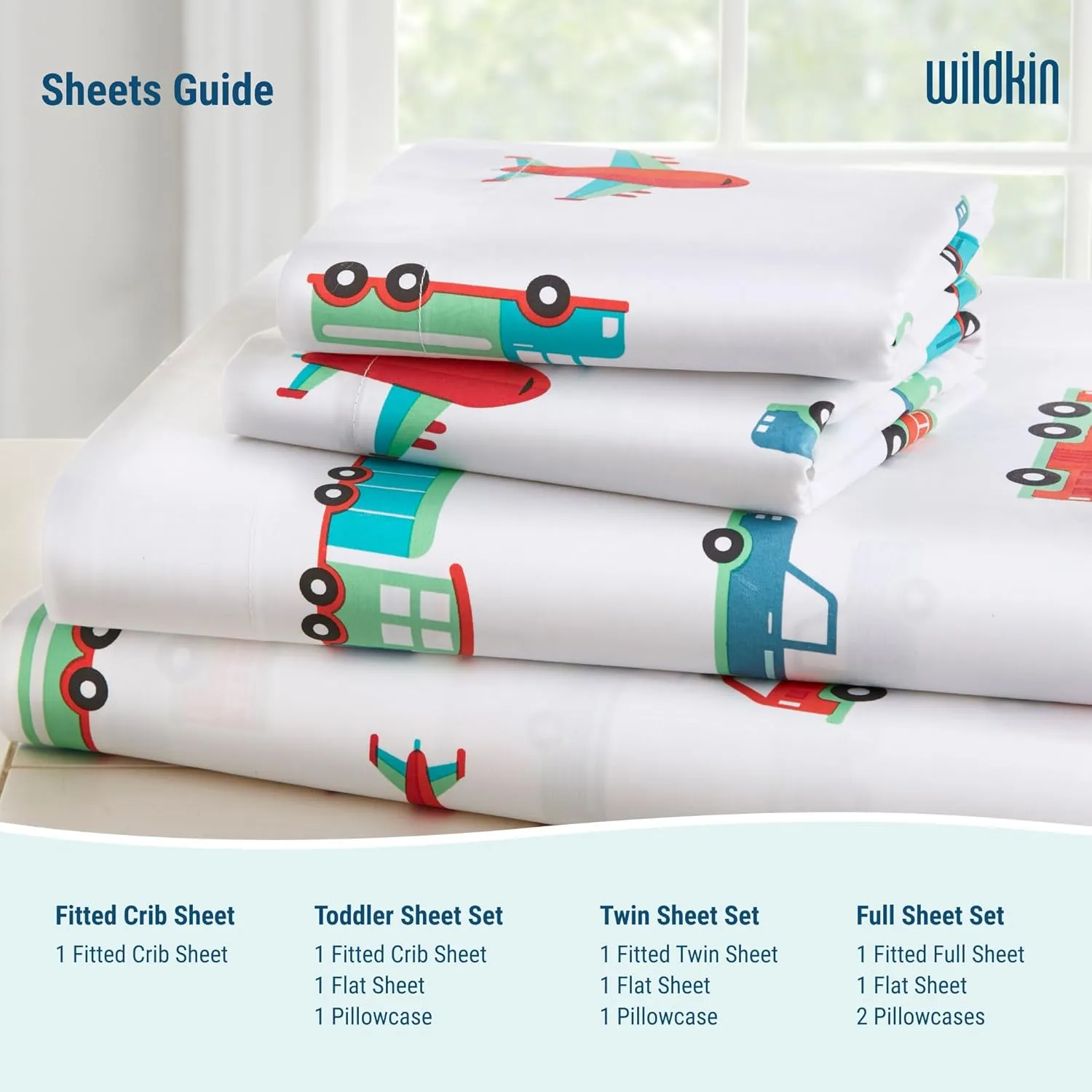 Wildkin 100% Cotton Toddler Pillowcase – Hypoallergenic, Soft & Breathable - Dinosaur Land