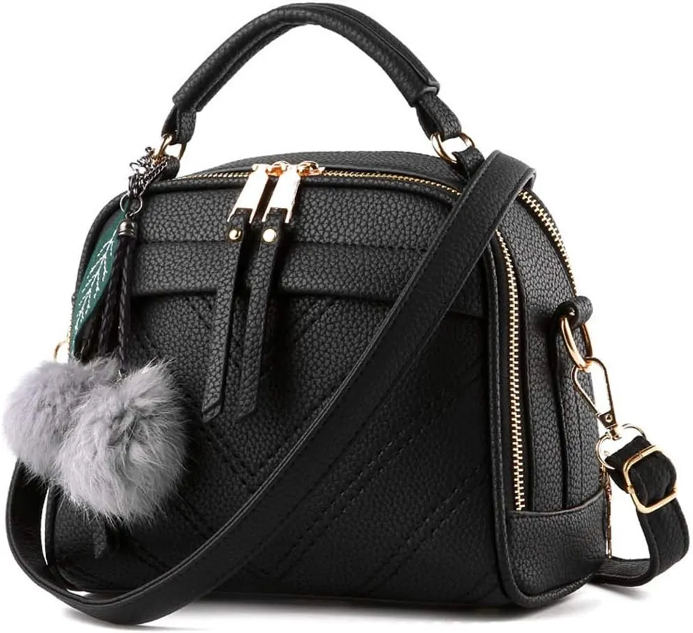 Women Handbag Multi-pocket Messenger Bag PU Leather Tote Bag Crossbody Bags Shoulder Bag