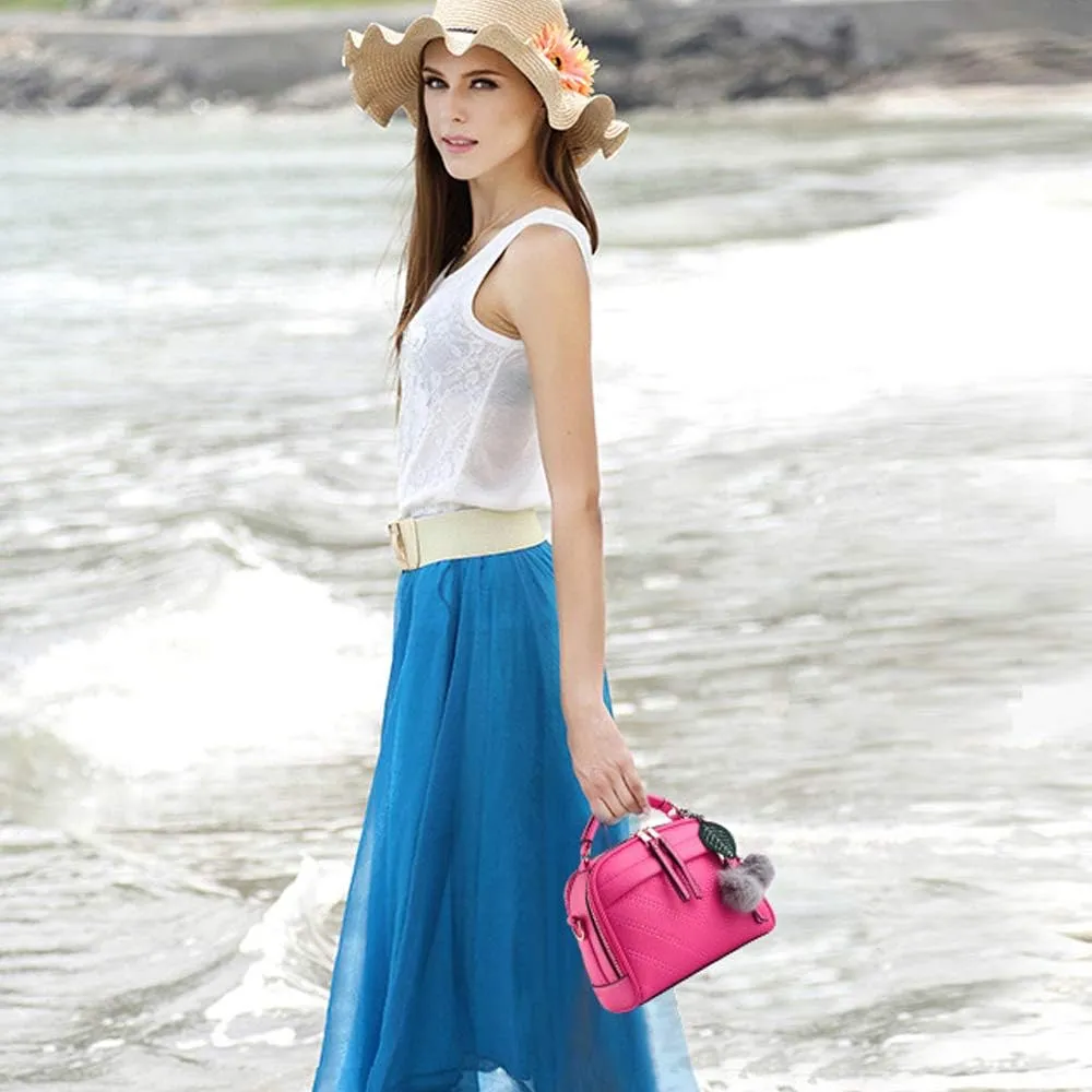 Women Handbag Multi-pocket Messenger Bag PU Leather Tote Bag Crossbody Bags Shoulder Bag