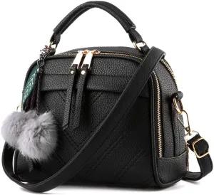 Women Handbag Multi-pocket Messenger Bag PU Leather Tote Bag Crossbody Bags Shoulder Bag