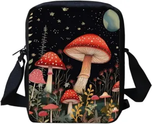 Women Men Small Crossbody Bag Messenger Purse for Traveling Shopping
