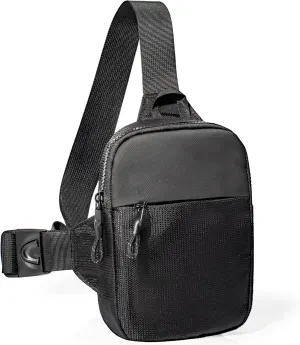 Women Men Small Nylon Sling Bag Crossbody Bag Travel Pocket Portable Hiking Backpack