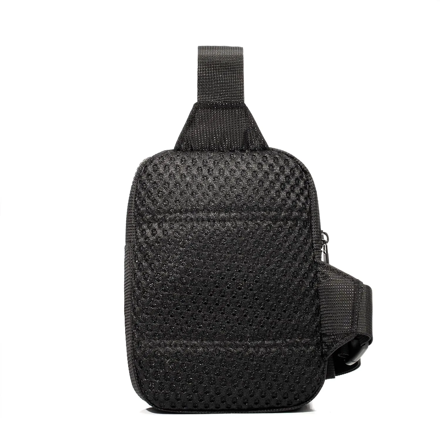 Women Men Small Nylon Sling Bag Crossbody Bag Travel Pocket Portable Hiking Backpack