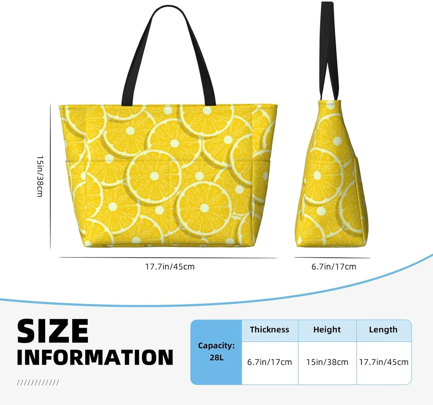 Women's Beach Tote Bag Large Waterproof Travel Bags with Pockets Sandproof Handbag for Camping Gym Pool