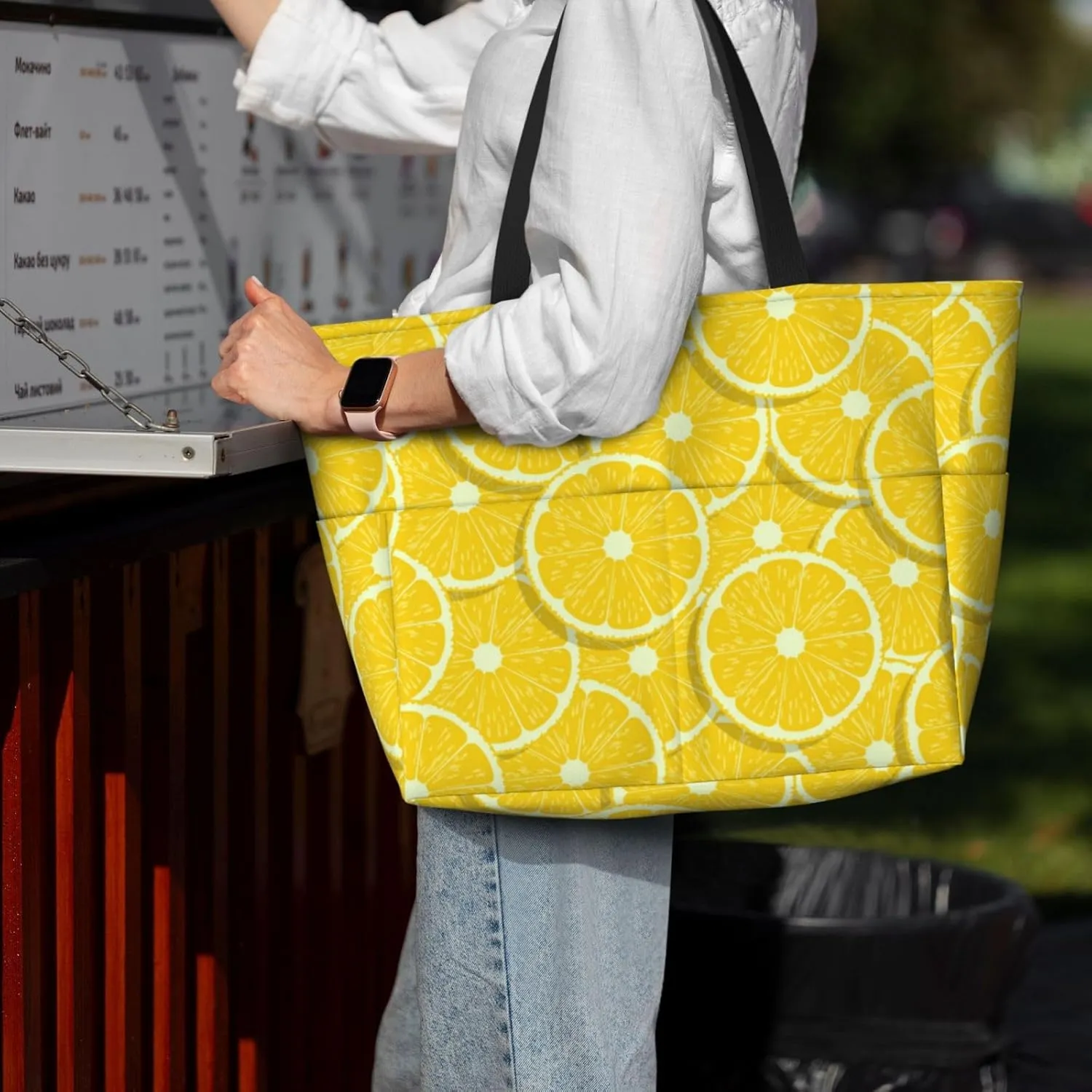Women's Beach Tote Bag Large Waterproof Travel Bags with Pockets Sandproof Handbag for Camping Gym Pool