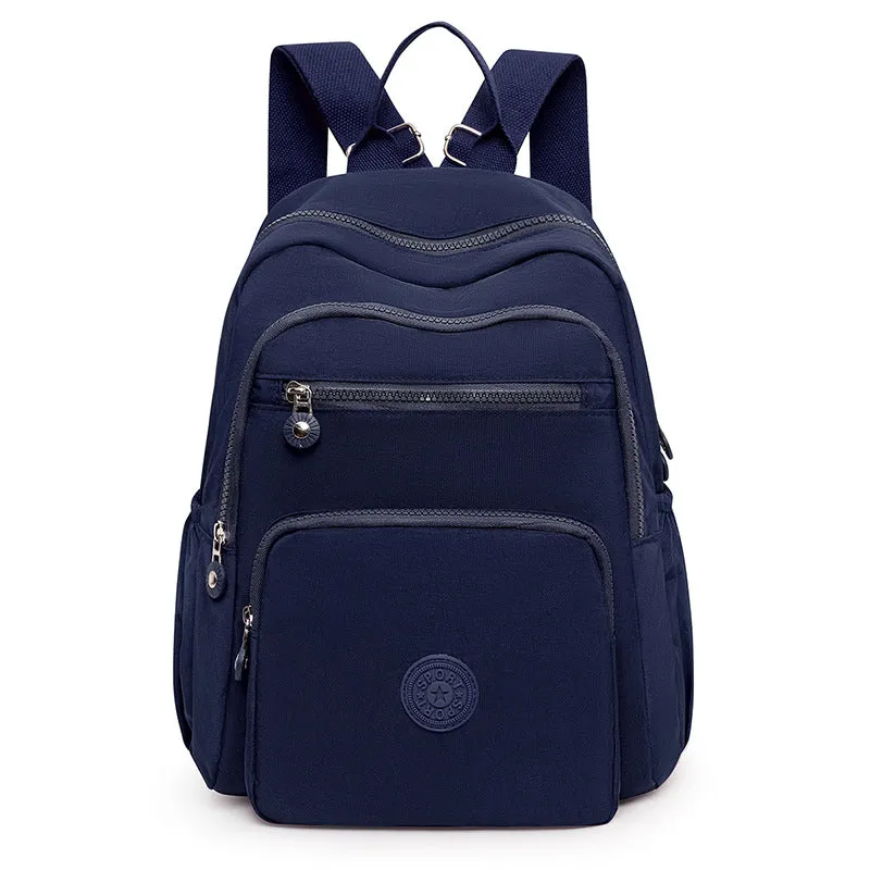 Women's Glamorous Large Capacity Leisure Nylon Backpacks