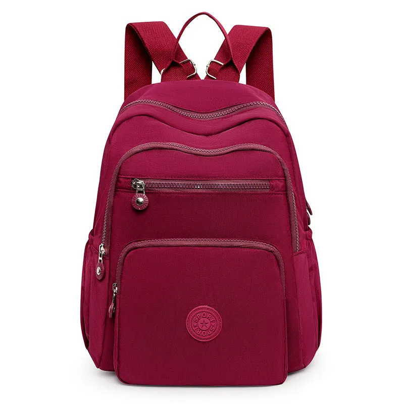 Women's Glamorous Large Capacity Leisure Nylon Backpacks