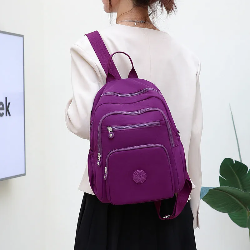 Women's Glamorous Large Capacity Leisure Nylon Backpacks