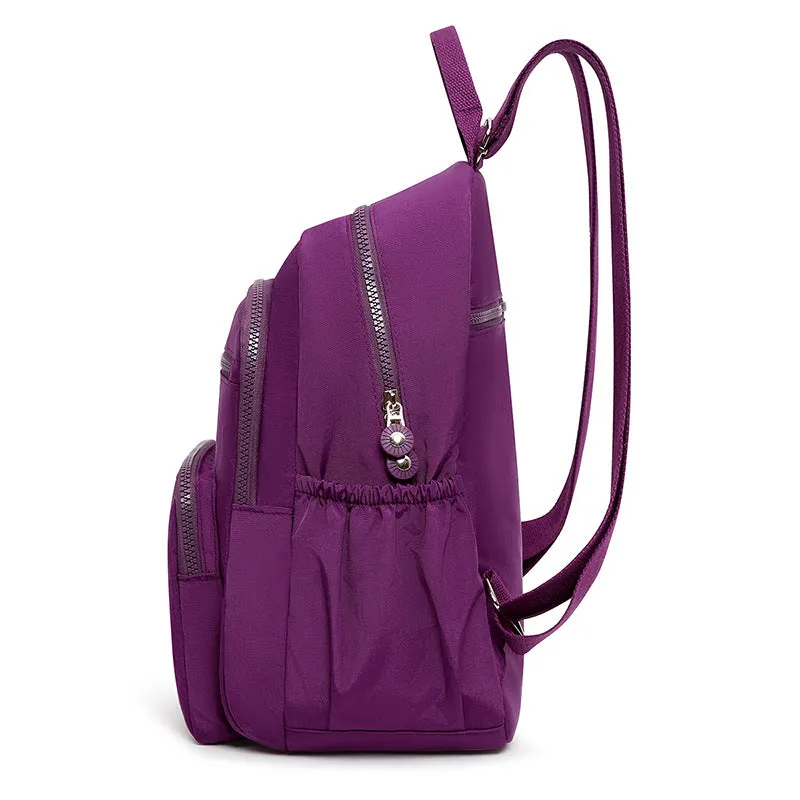 Women's Glamorous Large Capacity Leisure Nylon Backpacks