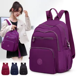 Women's Glamorous Large Capacity Leisure Nylon Backpacks
