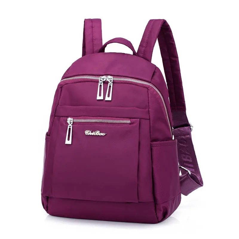 Women's Nylon Female Personality Camouflage Fashion Korean Backpacks