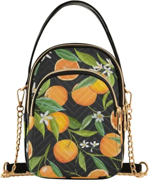 Women's Wave Cross Body Chest Bag, 52 inch Gold Chain Shoulder Handbag Purse