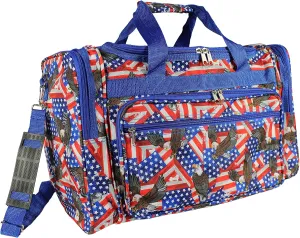 World Traveler Classic Prints 19-inch Duffel Bag, Flag