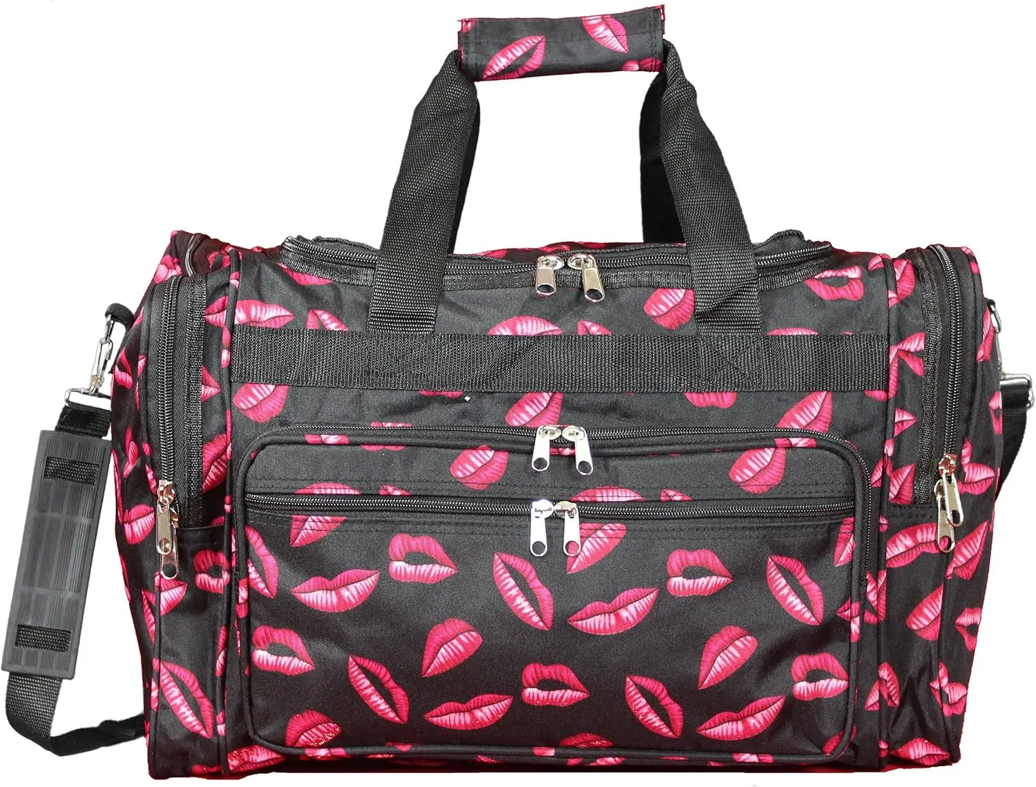 World Traveler Feel Good Prints 19-inch Duffel Bag, Hot Lips