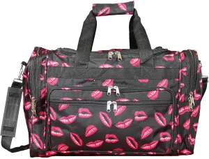 World Traveler Feel Good Prints 19-inch Duffel Bag, Hot Lips
