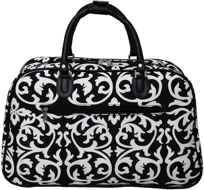World Traveler Prints 21-inch Carry-on Shoulder Duffel Bag