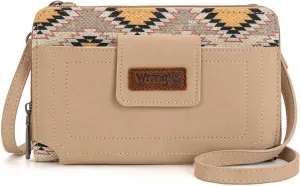 Wrangler Crossbody Wallet Purse Women's Cellphone Bag with RFID Card Slots