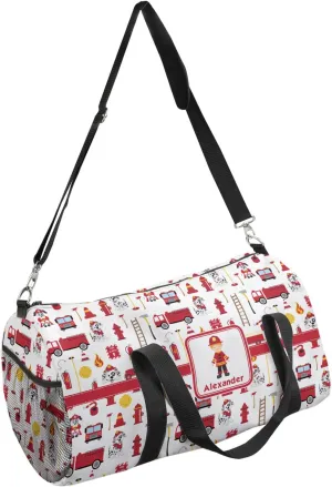 YouCustomizeIt Personalized Firefighter Character Duffel Bag
