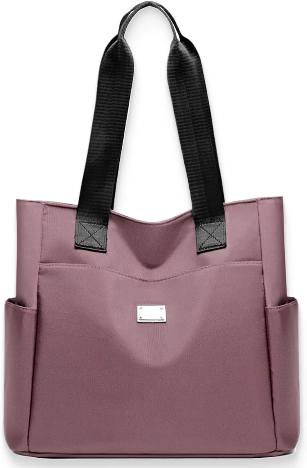 Zcjeaneviln Bag Waterproof, Large Capacity Water Repellent Multi Pocket Nylon Shoulder Bags, Oxford Tote Shoulder Bag
